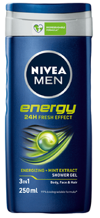Nivea Men Energy Douchegel 250ML  Nivea Men Energy Douchegel 250ML