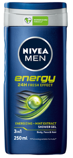 De Online Drogist Nivea Men Energy Douchegel 250ML aanbieding