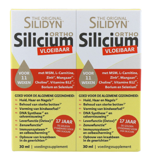 Silidyn Silicium Druppels Duoverpakking 2x30ml 60ML Silidyn Silicium Druppels Duoverpakking 2x30ml 60ML