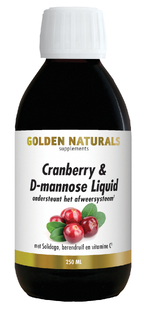 Golden Naturals Cranberry & D-Mannose Liquid 250ML