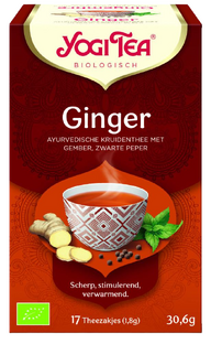 Yogi Tea Biologisch Ginger 17ST Yogi Tea Biologisch Ginger 17ST