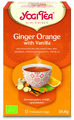 Yogi Tea Ginger Orange With Vanilla Kruidenthee 17ST Yogi Tea Ginger Orange With Vanilla Kruidenthee 17ST