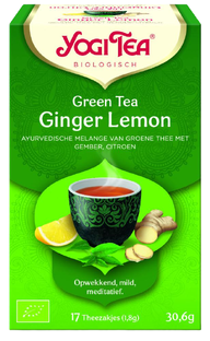 Yogi Tea Green Tea Ginger Lemon 17ST Yogi Tea Green Tea Ginger Lemon 17ST