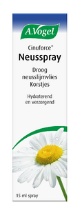 A.Vogel Cinuforce Neusspray Droog Neusslijmvlies, Korstjes 15ML A.Vogel Cinuforce Neusspray Droog Neusslijmvlies, Korstjes 15ML
