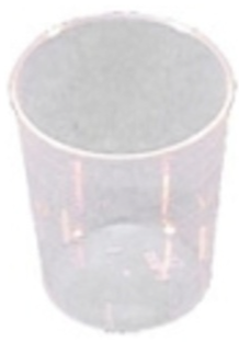 ML Producten Maatbeker Polypropyleen 25ml 1000ST ML Producten Maatbeker Polypropyleen 25ml 1000ST