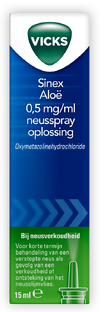 Vicks Sinex Aloe Neusspray 15ML Vicks Sinex Aloe Neusspray 15ML
