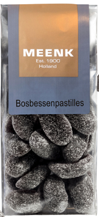 Meenk Bosbessenpastilles 160GR Meenk Bosbessenpastilles 160GR