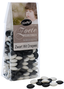 Kindly Zwart Wit Dragees 170GR Kindly Zwart Wit Dragees 170GR