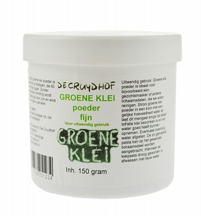 Cruydhof Groene Klei Fijn 150GR Cruydhof Groene Klei Fijn 150GR