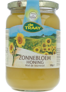 De Traay Zonnebloemhoning 900GR De Traay Zonnebloemhoning 900GR