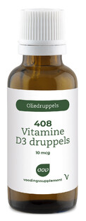 AOV 408 Vitamine D3 Druppels 25ML AOV 408 Vitamine D3 Druppels 25ML
