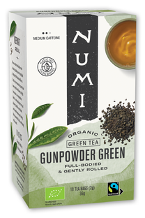 Numi Thee Gunpowder Green Biologisch 18ST Numi Thee Gunpowder Green Biologisch 18ST