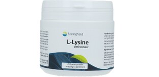 Springfield L-Lysine HCL Poeder 200GR Springfield L-Lysine HCL Poeder 200GR