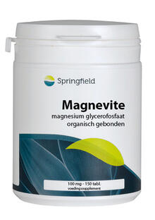 Springfield Magnevite Magnesium Glycerofosfaat 100mg Tabletten 150TB