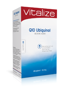 Vitalize Q10 Ubiquinol Actieve Vorm Capsules 60CP Vitalize Q10 Ubiquinol Actieve Vorm Capsules 60CP