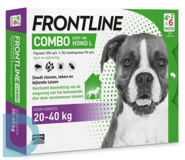 Frontline Spot-On Combo Hond L 6ST voordelig online kopen | De Online Drogist