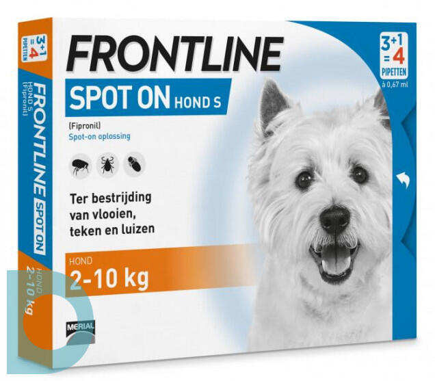 haai ik heb honger matchmaker Frontline Spot-On Hond S 4ST | voordelig online kopen | De Online Drogist
