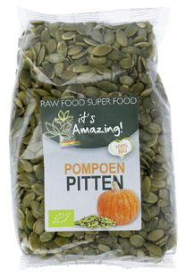 Its Amazing Pompoenpitten Biologisch 500GR Its Amazing Pompoenpitten Biologisch 500GR