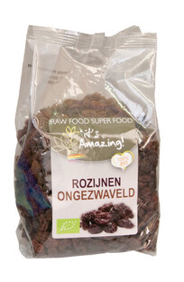 Its Amazing Rozijnen Biologisch 500GR Its Amazing Rozijnen Biologisch 500GR