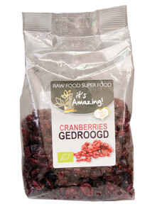 Its Amazing Cranberries Biologisch 500GR  Its Amazing Cranberries Biologisch 500GR