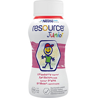 Resource Junior Aardbei 4-pack 200ML Resource Junior Aardbei 4-pack 200ML