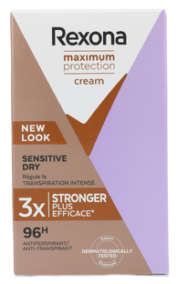 Rexona Maximum Protection Sensitive Dry Deo Crème 45ML Rexona Maximum Protection Sensitive Dry Deo Crème 45ML