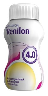 Nutricia Renilon 4.0 Abrikoos 4-pack 125ML Nutricia Renilon 4.0 Abrikoos 4-pack 125ML