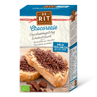 De Rit Chocoreale Hagelslag Melkchocolade 225GR De Rit Chocoreale Hagelslag Melkchocolade 225GR