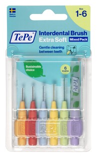TePe Interdentale Rager Extra Soft Alle Maten 6ST TePe Interdentale Rager Extra Soft Alle Maten 6ST