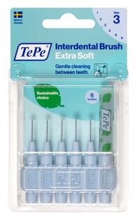 TePe Interdentale Rager Extra Soft Blauw 0,6mm 6ST TePe Interdentale Rager Extra Soft Blauw 0,6mm 6ST