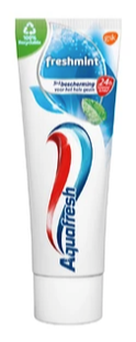 De Online Drogist Aquafresh Freshmint 3in1 tandpasta - voor een frisse adem 75ML aanbieding