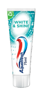 Aquafresh White & Shine Tandpasta - voor wittere tanden 75ML