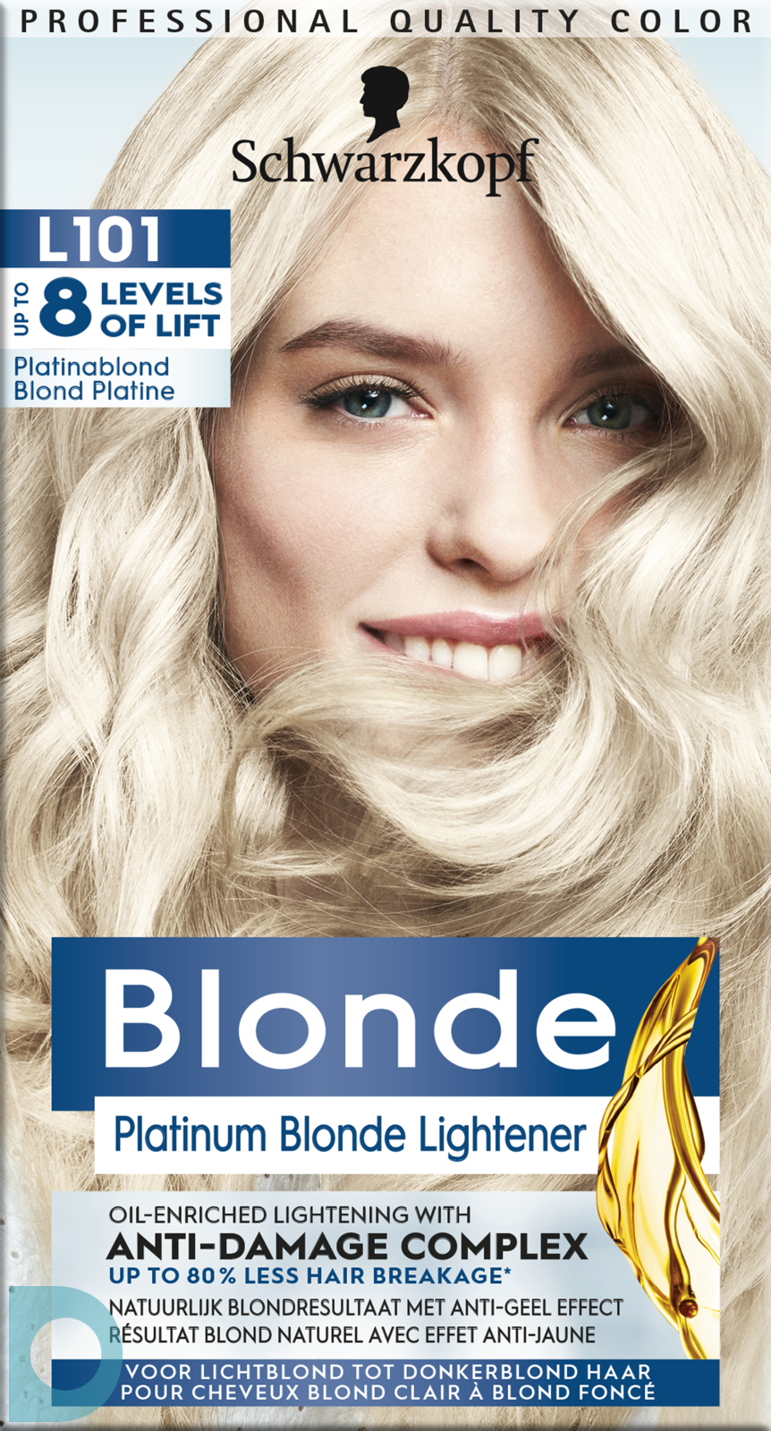Onafhankelijk semester gebied Schwarzkopf Blonde L101 Platinum Zilver Blond kopen.