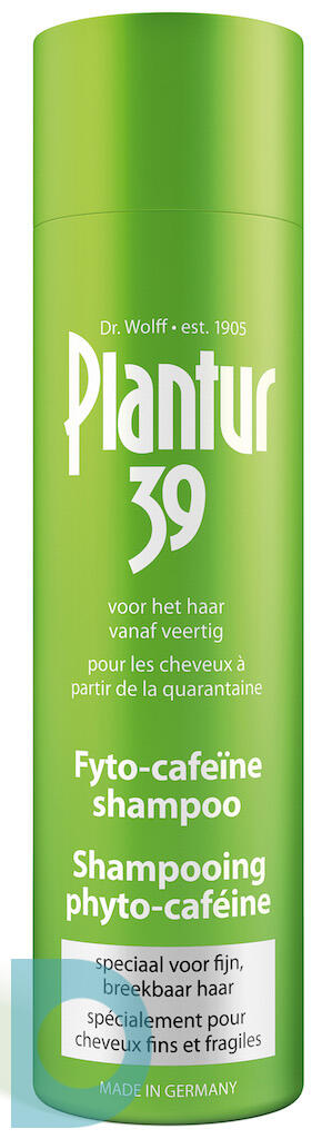 Krankzinnigheid Wakker worden tunnel Plantur39 Shampoo Phyto-Caffeine Fijn & Breekbaar Haar