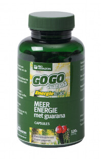 Rio Amazon GoGo Guarana 500mg Capsules 120CP Rio Amazon GoGo Guarana 500mg Capsules 120CP