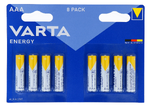 Varta Energy AAA 8ST Batterijen 8ST Varta Energy AAA 8ST Batterijen 8ST