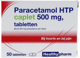 Healthypharm Paracetamol 500mg Caplet 50ST Healthypharm Paracetamol 500mg Caplet 50ST