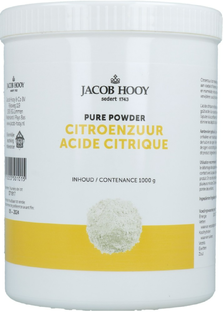 Jacob Hooy Citroenzuur Poeder 1KG Jacob Hooy Citroenzuur Poeder 1KG