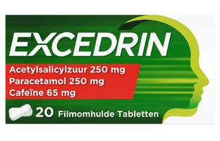 Excedrin Filmomhulde Tabletten 20ST Excedrin Filmomhulde Tabletten 20ST