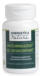 Energetica Natura Ontzuringszout Capsules 60CP Energetica Natura Ontzuringszout Capsules 60CP