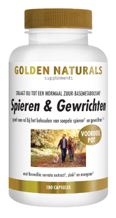 Golden Naturals Spieren En Gewrichten Capsules 180CP