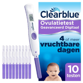 Clearblue Clearblue Advance  Ovulatietest Digital - Met Dubbele Hormoonindicator 10st 10ST