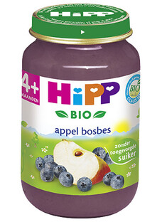 HiPP 4M+ Babyhapje Appel Bosbes HiPP 4M+ Babyhapje Appel Bosbes