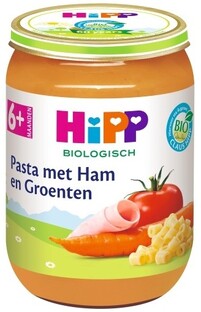 HiPP 6M+ Pasta met Ham en Groenten HiPP 6M+ Pasta met Ham en Groenten