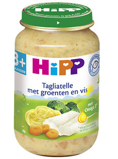 HiPP 8M+ Babymaaltijd Tagliatelle Groenten En Vis HiPP 8M+ Babymaaltijd Tagliatelle Groenten En Vis