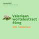 Valdispert 45 mg Valeriaanextract Tabletten - bij lichte vormen van nervositeit en spanning - 100ST inhoud valdispert Valdispert 45 mg Valeriaanextract Tabletten - bij lichte vormen van nervositeit en spanning - 100ST inhoud valdispert