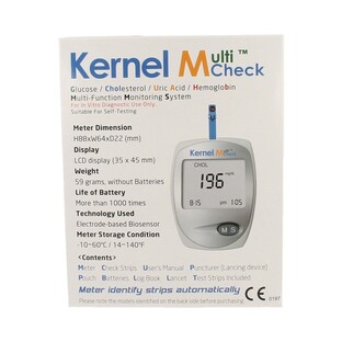 MultiCheck Glucose & Urinezuur Meter 1ST MultiCheck Glucose & Urinezuur Meter 1ST