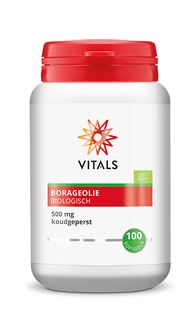 Vitals Borageolie Biologisch Capsules 100ST Vitals Borageolie Biologisch Capsules 100ST