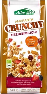 Allos Amaranth Crunchy Rode Vruchten 400GR Allos Amaranth Crunchy Rode Vruchten 400GR