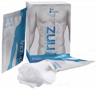 Rinz24 Men Intimate Wipes 6ST